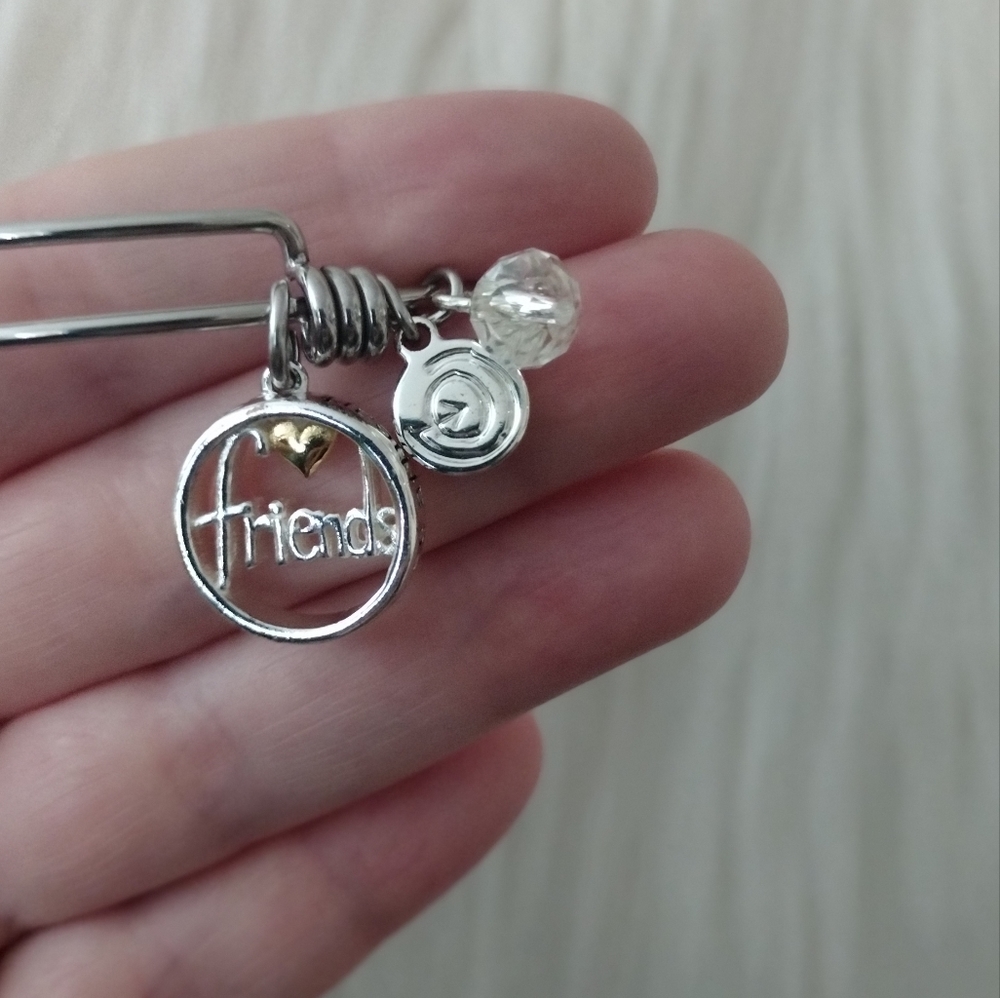 🦜Cute adjustable charm bangle🦜#friends #charms #life #college #gift #birthday